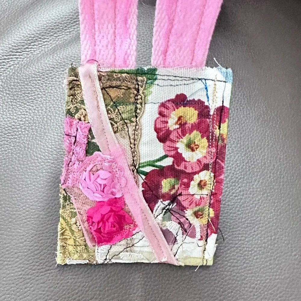 RUBYRUDI Necklace Purse, Hand Crafted, Amulet Wallet Pouch Artisan OOAK Signed